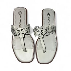 Tory Burch Miller Thong Sandals in Ivory